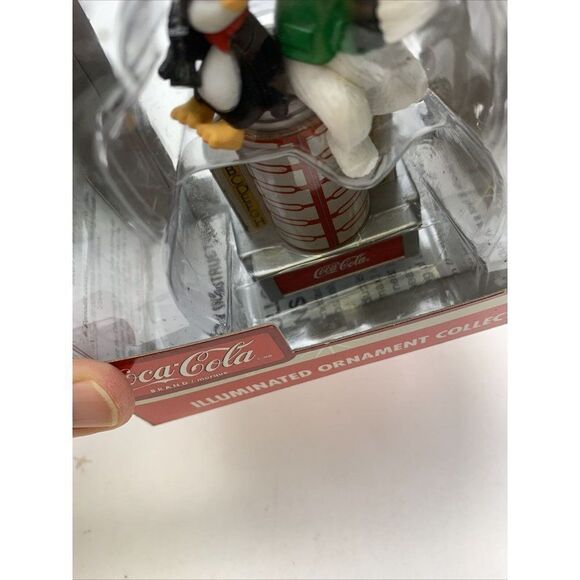 Coca Cola Illuminated Ornament Collection NOS - Picture 9 of 9